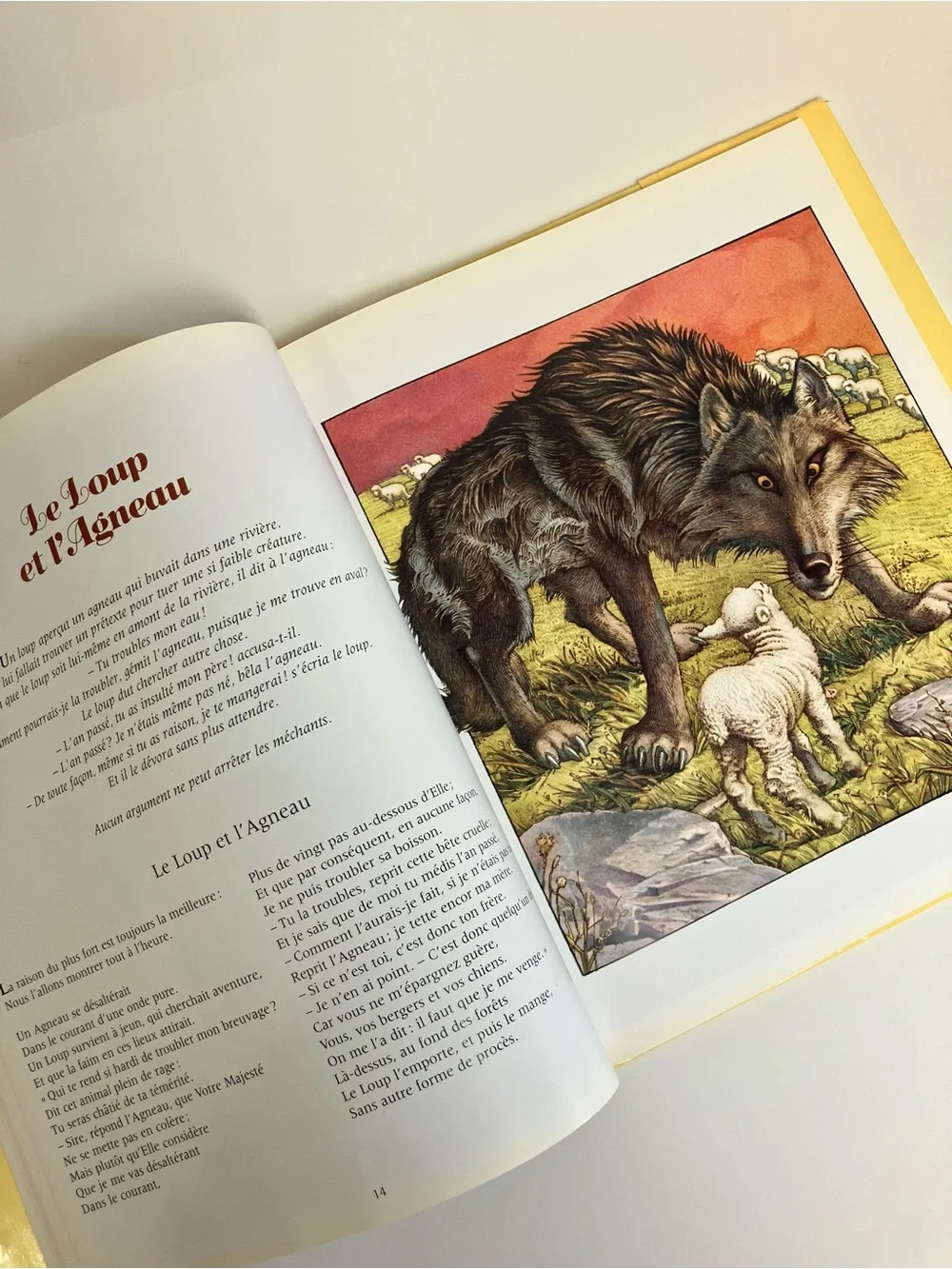 Livre vintage Fables d'Esope et de La Fontaine Charles Santore 1995 Littérature - Picture 8 of 17